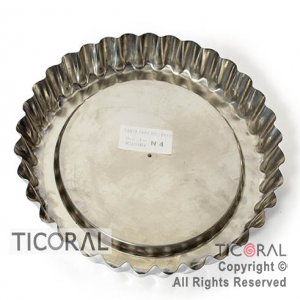 MOLDE TARTA P/RELLENAR N.4 28CMX4CM HOJALATA x 1